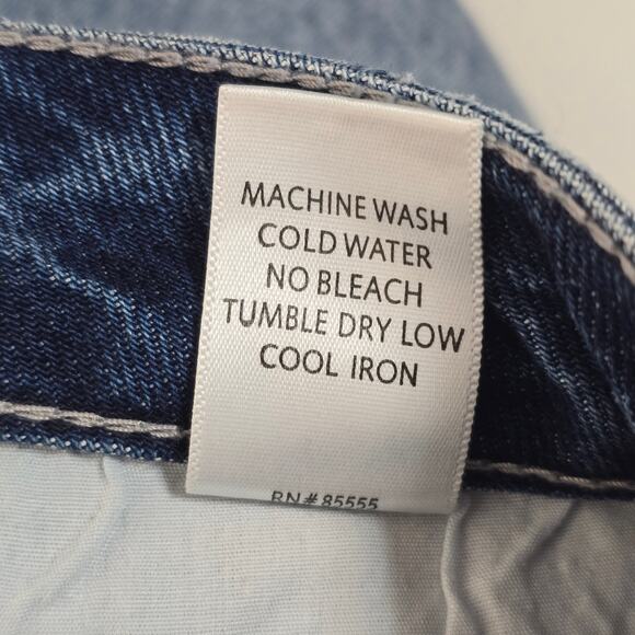 Pistola Kaia Denim Midi Skirt Blue Cult Front‎ Back Slit Size 25 - Picture 12 of 12